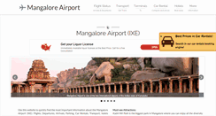 Desktop Screenshot of mangaloreairport.com