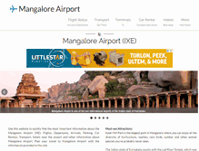 Tablet Screenshot of mangaloreairport.com